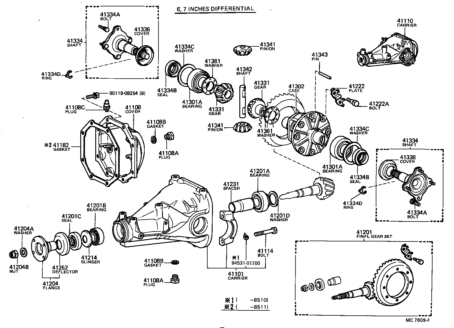  SOARER |  REAR AXLE HOUSING DIFFERENTIAL