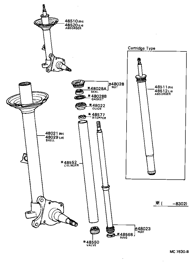  SOARER |  FRONT SPRING SHOCK ABSORBER