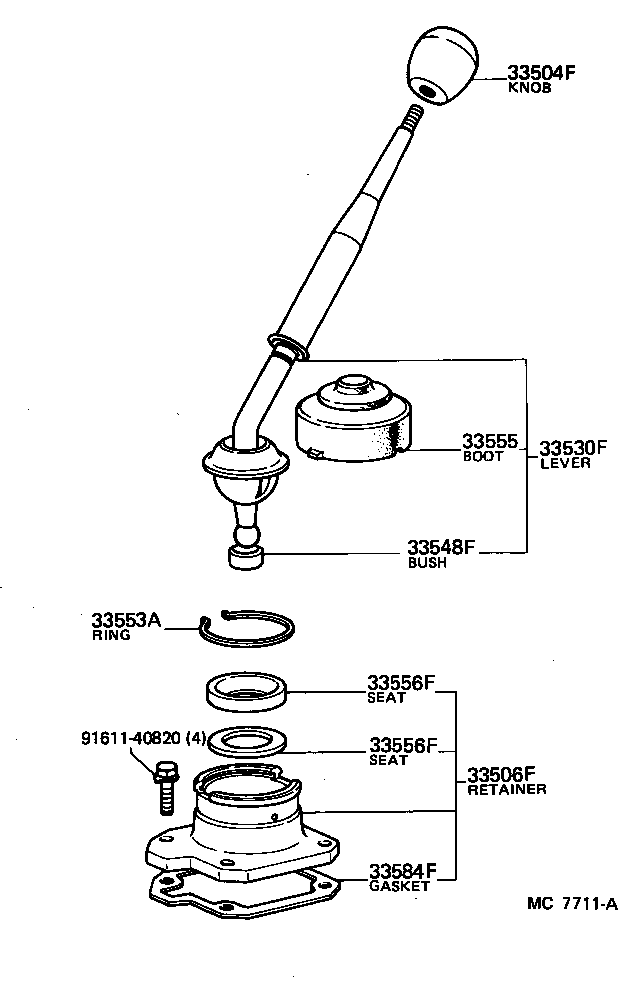  CARINA FR |  SHIFT LEVER RETAINER