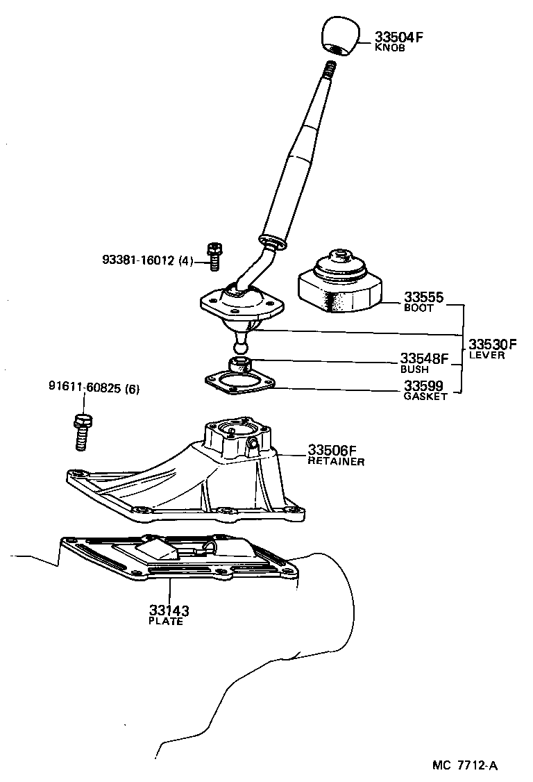  CARINA FR |  SHIFT LEVER RETAINER