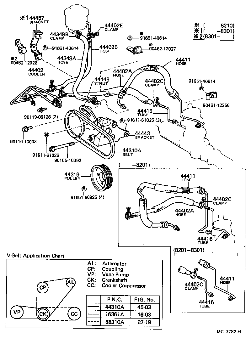  CELICA |  POWER STEERING TUBE