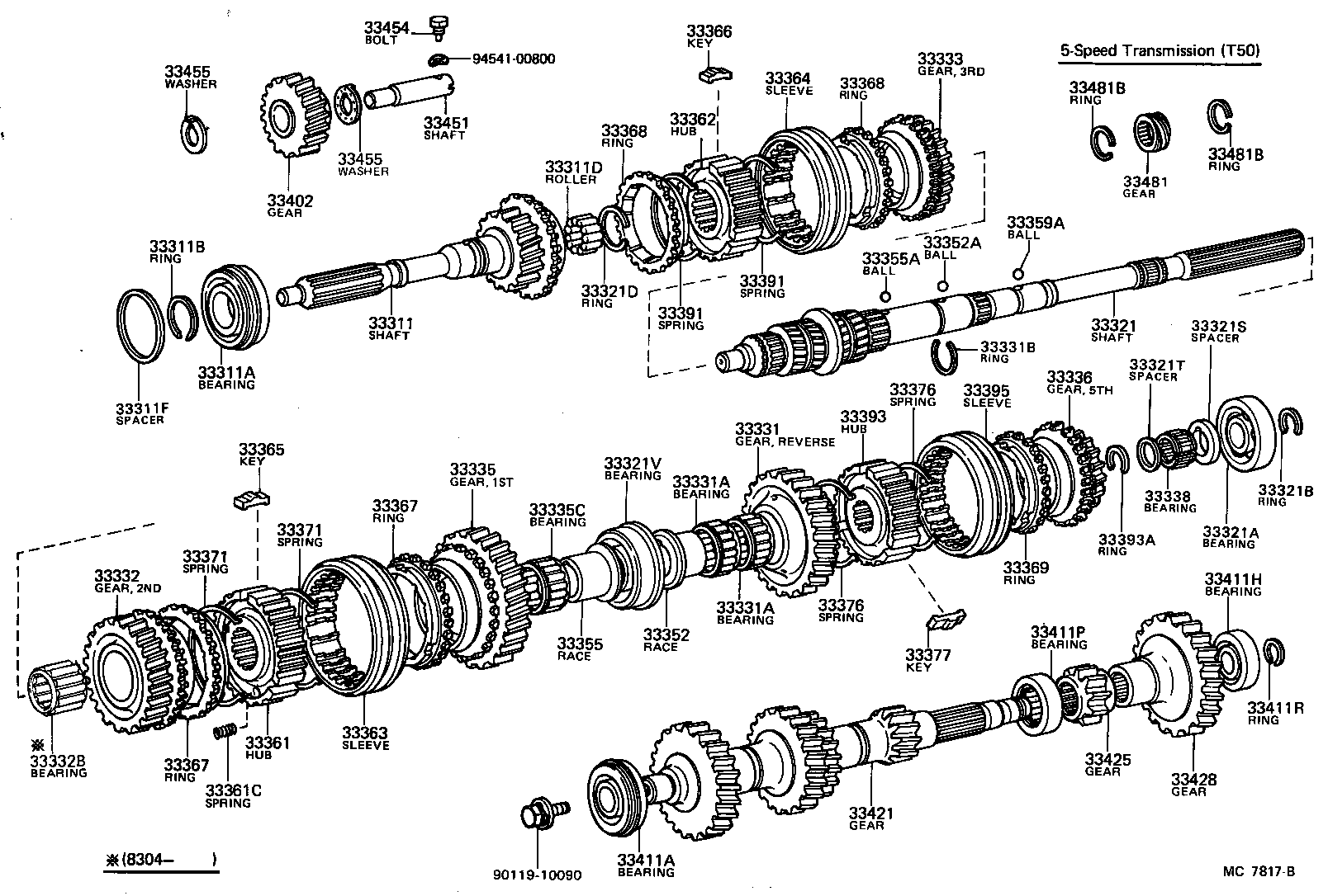 CARINA FR | TRANSMISSION GEAR MTM