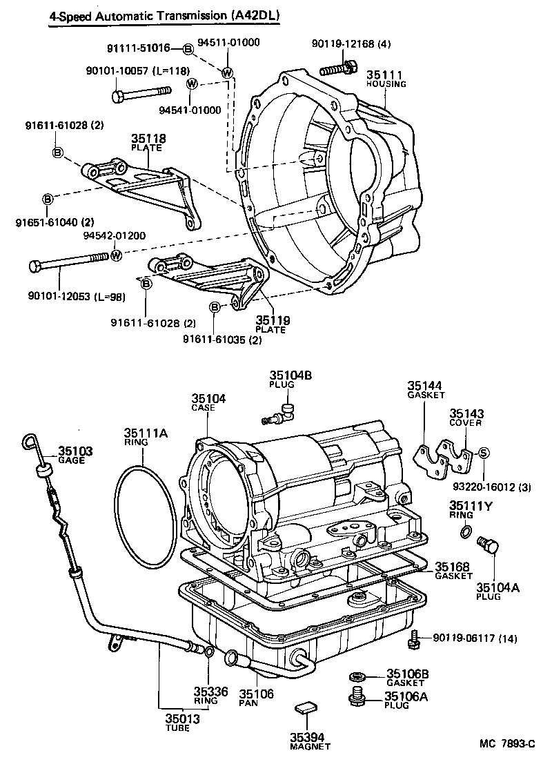  CROWN |  TRANSMISSION CASE OIL PAN ATM