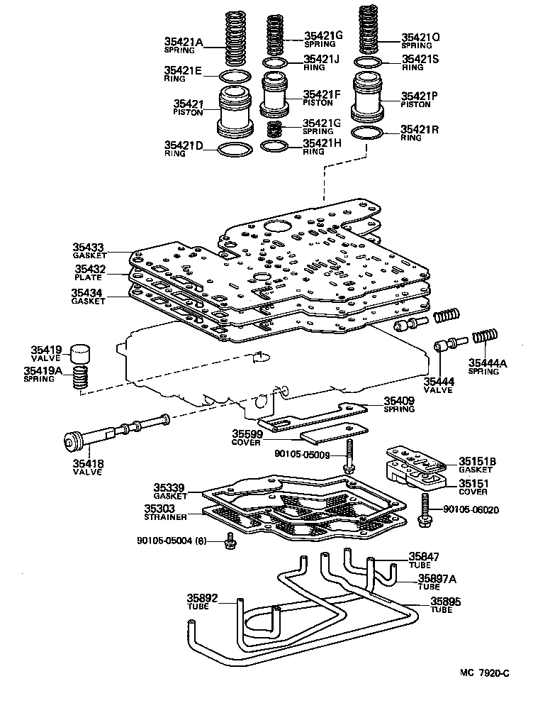  CHASER |  VALVE BODY OIL STRAINER ATM
