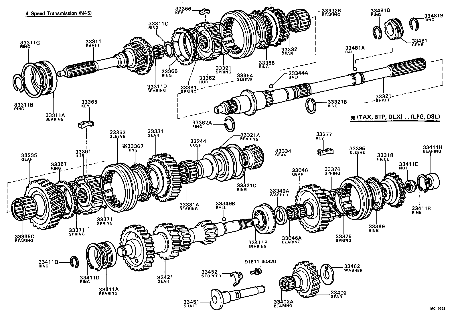  CROWN |  TRANSMISSION GEAR MTM