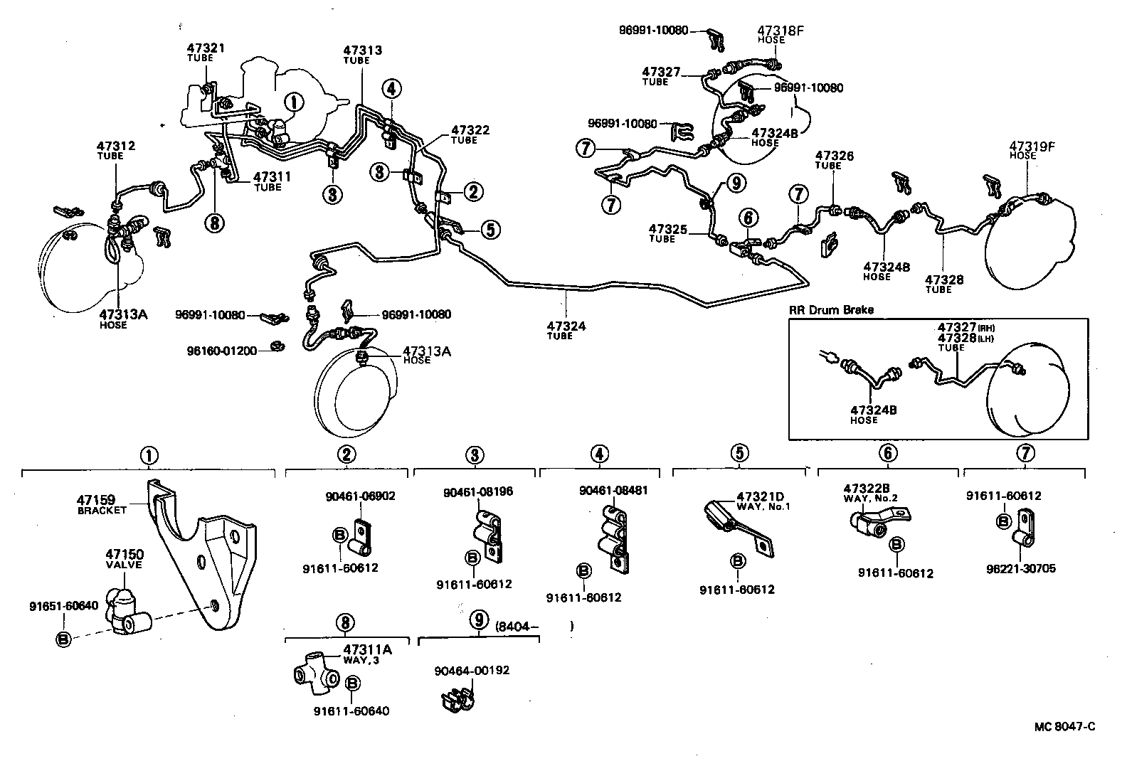  CHASER |  BRAKE TUBE CLAMP