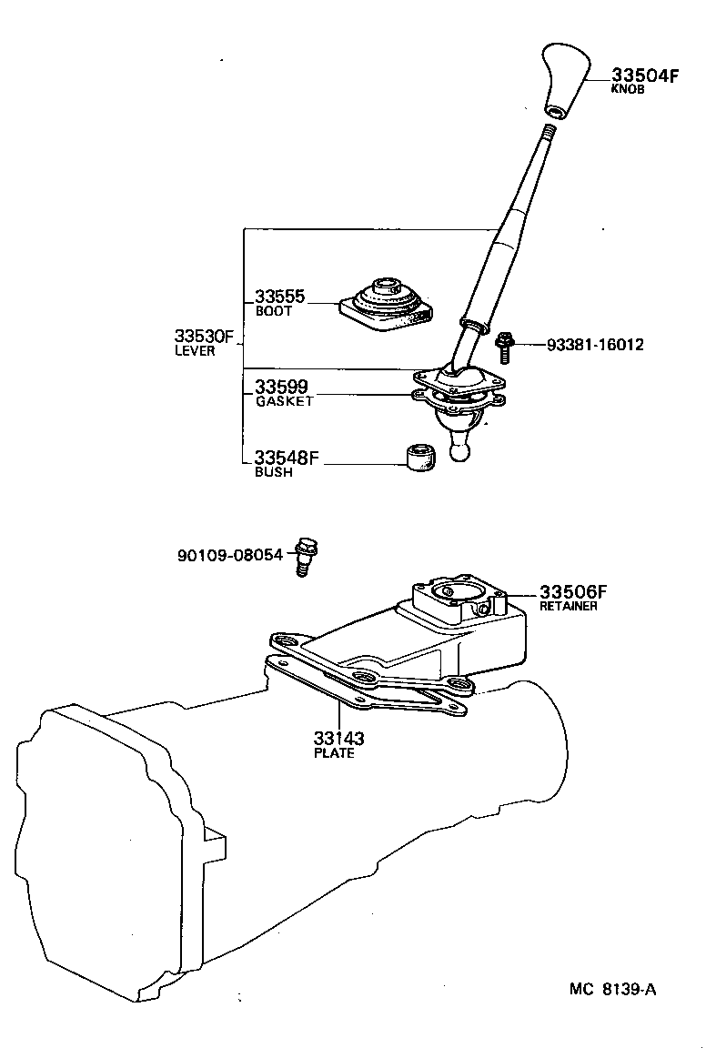  CARINA FR |  SHIFT LEVER RETAINER