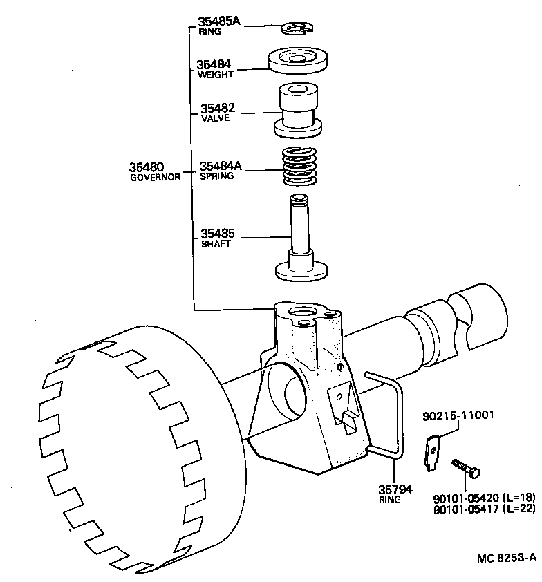  SOARER |  REAR OIL PUMP GOVERNOR ATM
