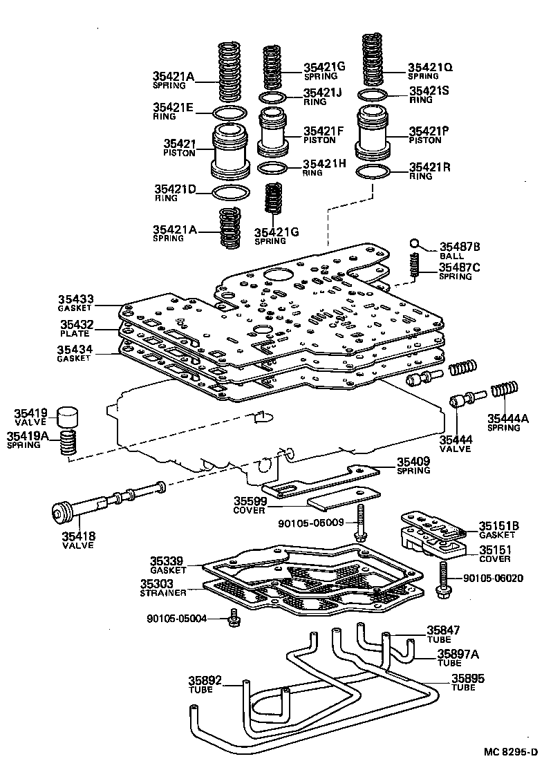  SOARER |  VALVE BODY OIL STRAINER ATM