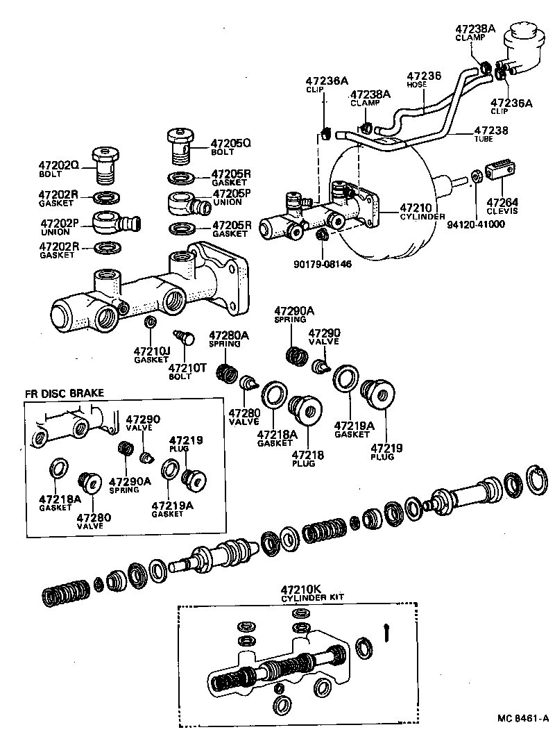  DYNA TOYOACE |  BRAKE MASTER CYLINDER