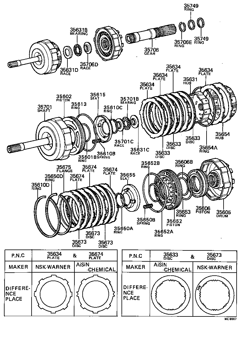  MARK 2 |  BRAKE BAND MULTIPLE DISC CLUTCH ATM
