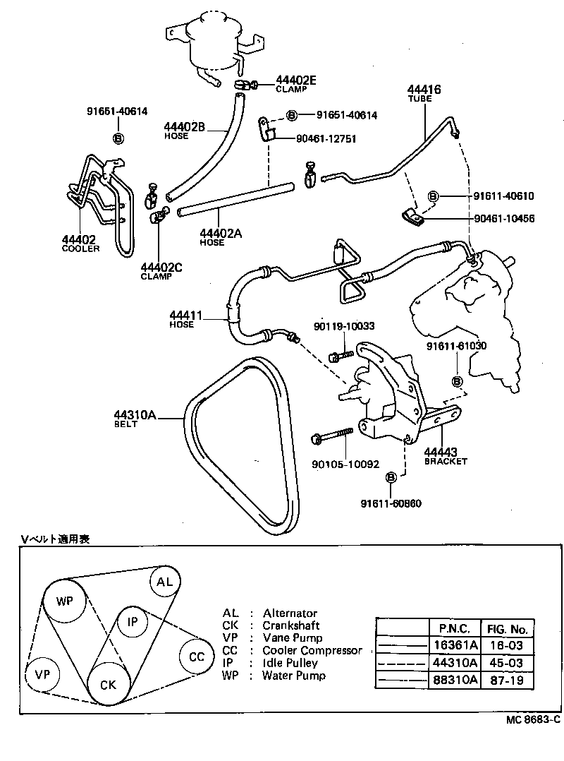  MARK 2 |  POWER STEERING TUBE