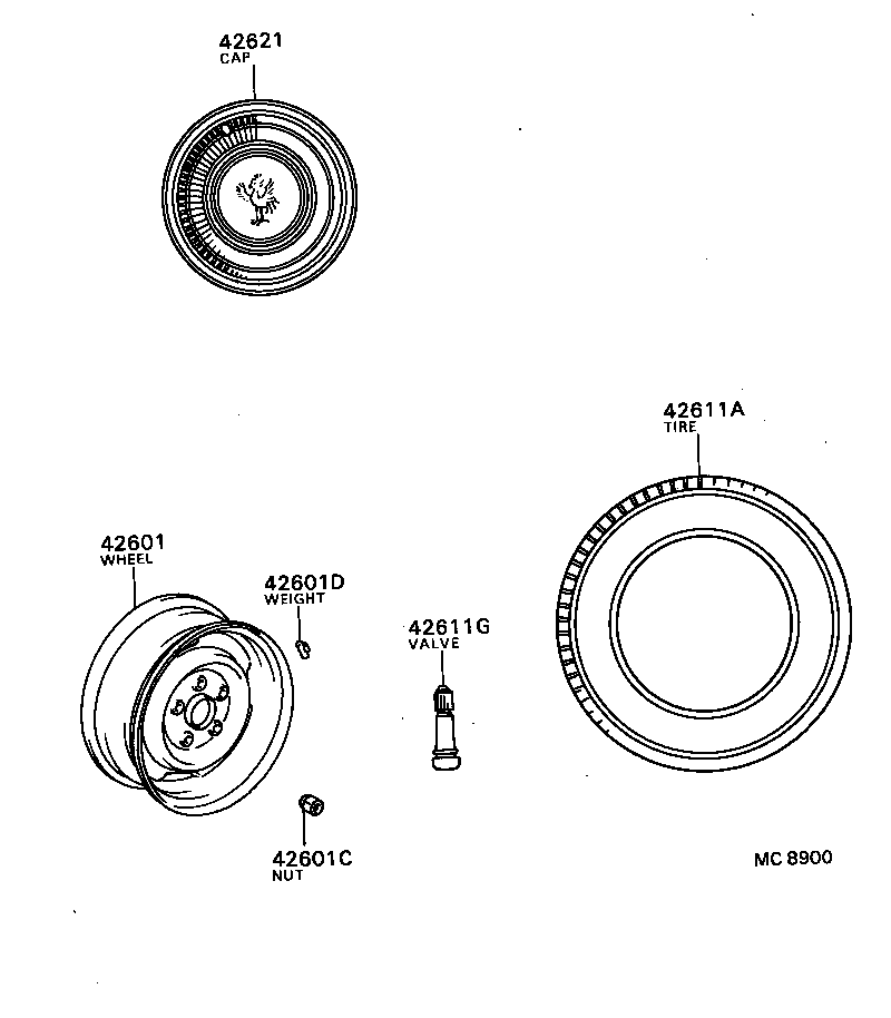  CENTURY |  DISC WHEEL WHEEL CAP