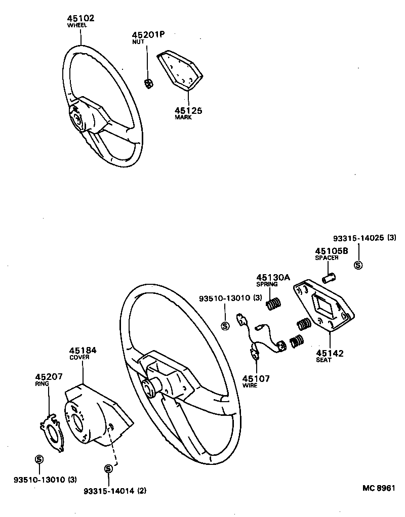  CARINA FR |  STEERING WHEEL