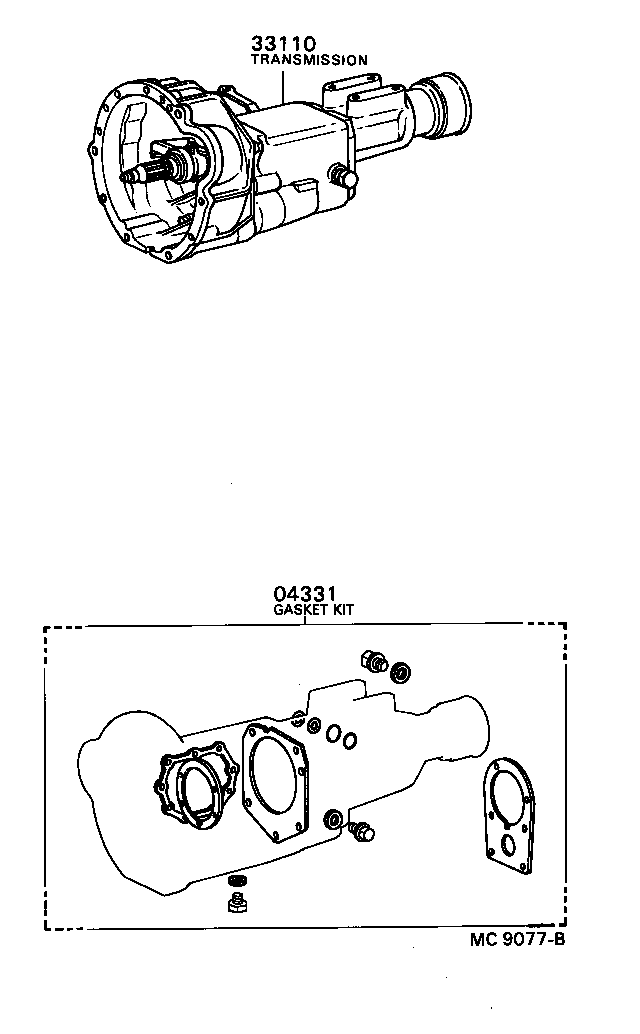  TOWN MASTERACE V WG |  TRANSAXLE OR TRANSMISSION ASSY GASKET KIT MTM