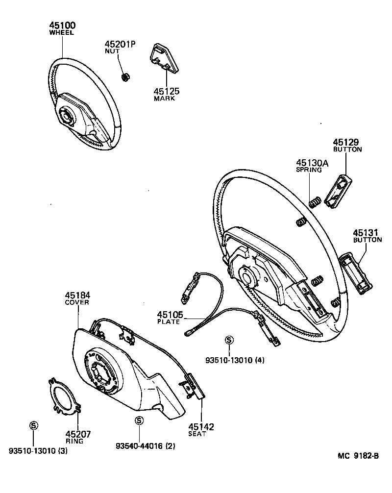  LITE TOWNACE TRUCK |  STEERING WHEEL