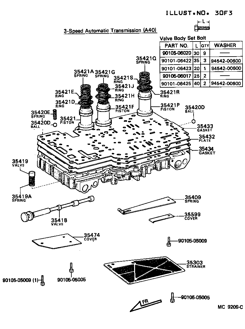  LITE TOWNACE TRUCK |  VALVE BODY OIL STRAINER ATM