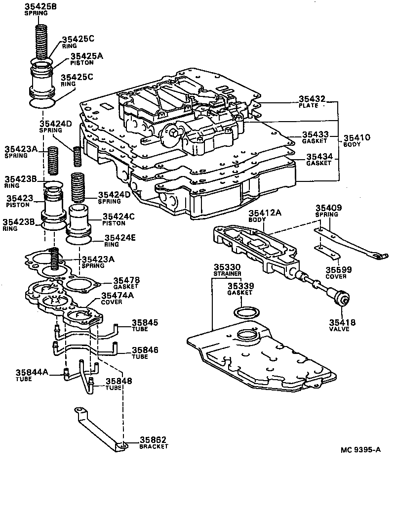  CARINA FF |  VALVE BODY OIL STRAINER ATM