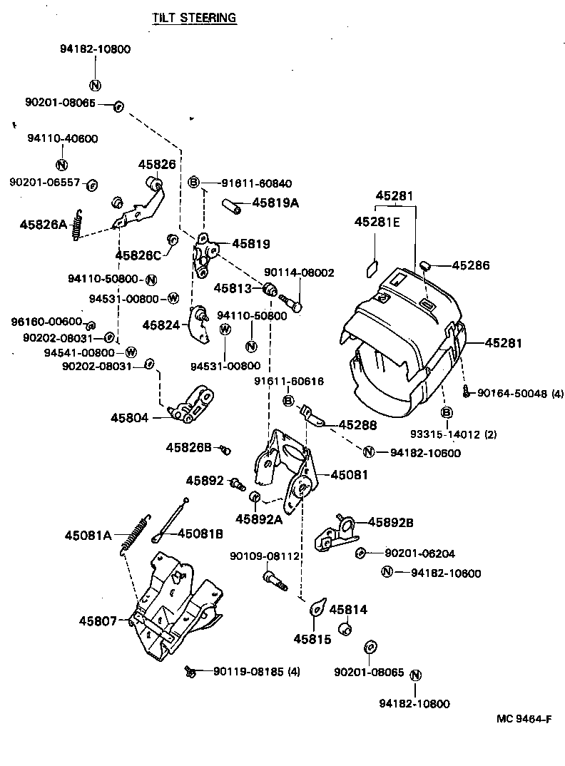  TOWN MASTERACE V WG |  STEERING COLUMN SHAFT