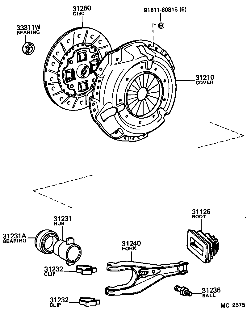  CELICA |  CLUTCH RELEASE FORK