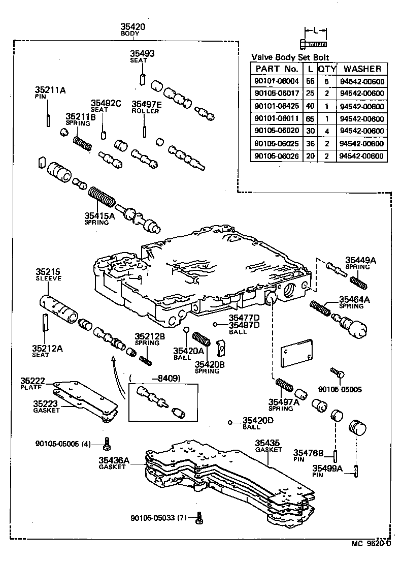  SPRINTER TRUENO |  VALVE BODY OIL STRAINER ATM