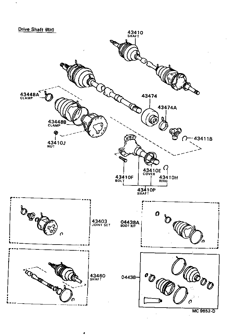  CARINA FF |  FRONT DRIVE SHAFT