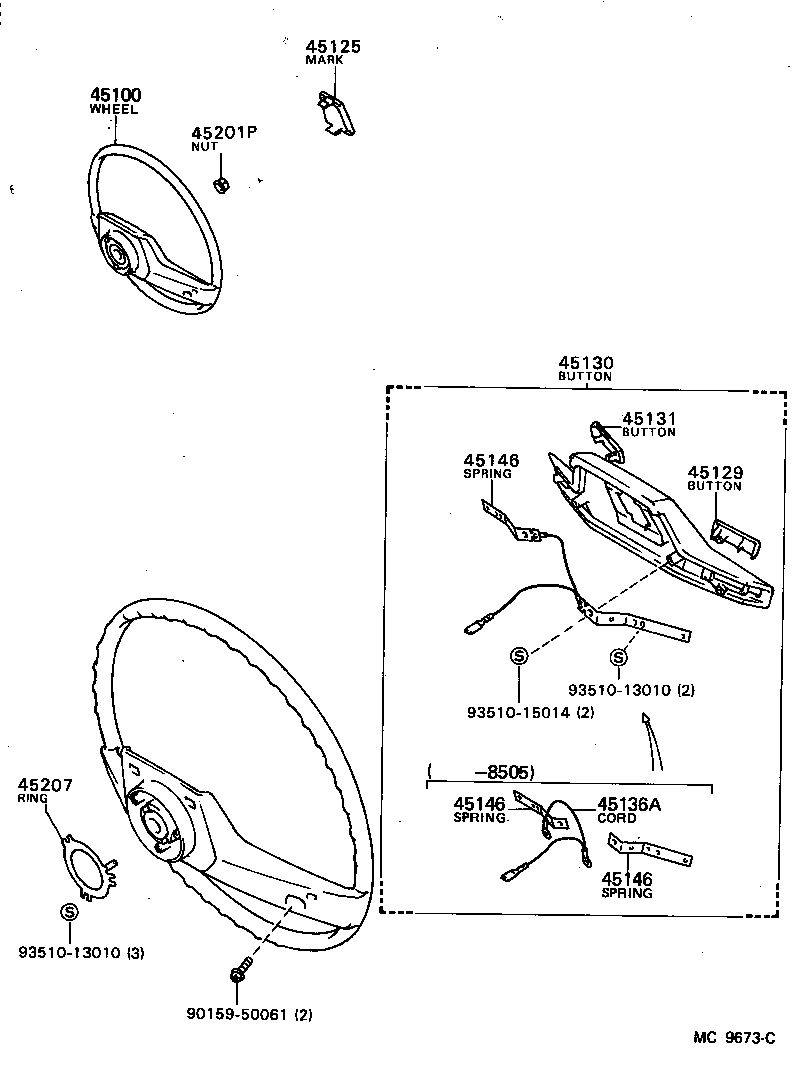 SPRINTER TRUENO |  STEERING WHEEL