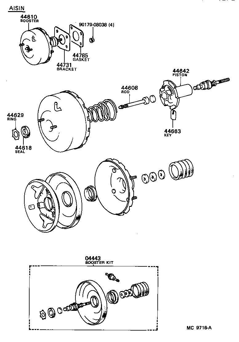  SPRINTER TRUENO |  BRAKE BOOSTER VACUUM TUBE
