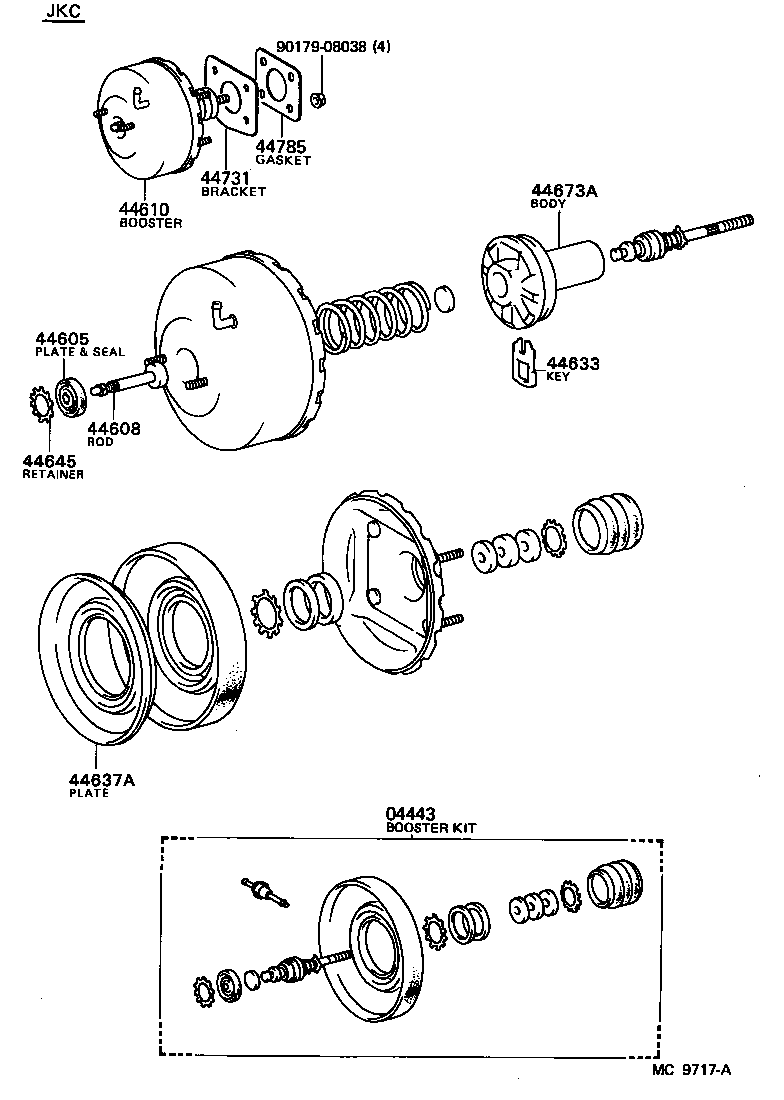  SPRINTER TRUENO |  BRAKE BOOSTER VACUUM TUBE