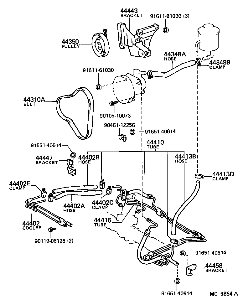  CELICA |  POWER STEERING TUBE