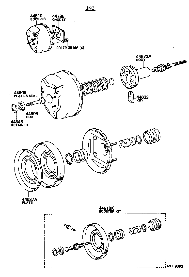  CELICA |  BRAKE BOOSTER VACUUM TUBE