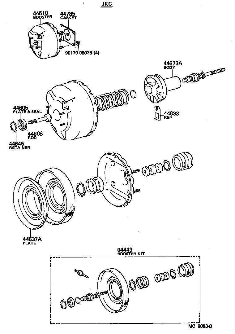  CARINA FR |  BRAKE BOOSTER VACUUM TUBE