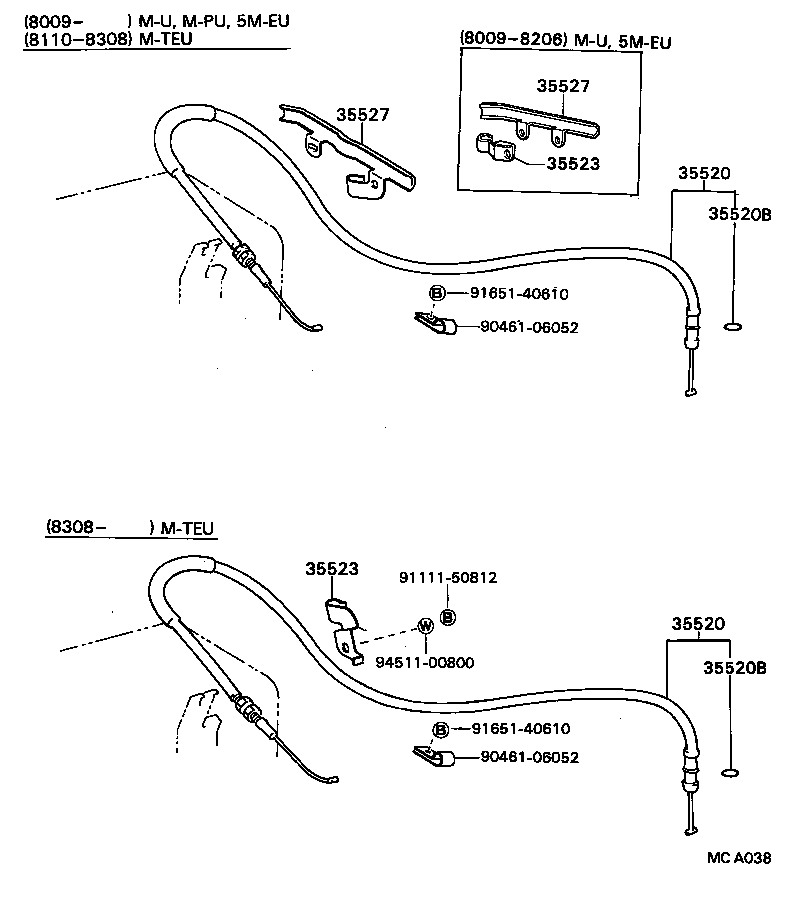  MARK 2 |  THROTTLE LINK VALVE LEVER ATM