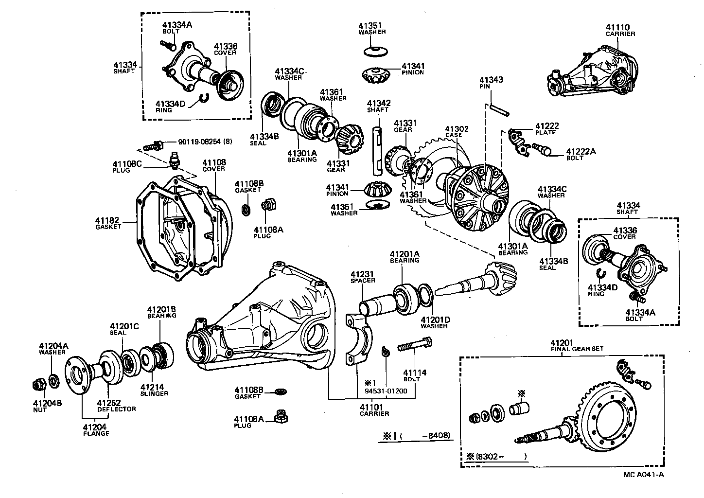  SOARER |  REAR AXLE HOUSING DIFFERENTIAL