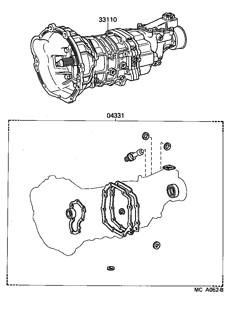 CROWN |  TRANSAXLE OR TRANSMISSION ASSY GASKET KIT MTM
