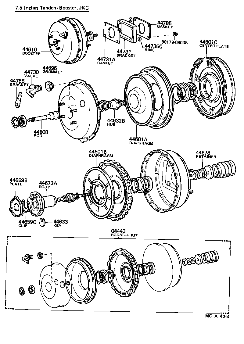  CROWN |  BRAKE BOOSTER VACUUM TUBE