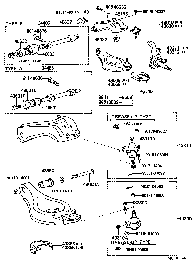  CROWN |  FRONT AXLE ARM STEERING KNUCKLE