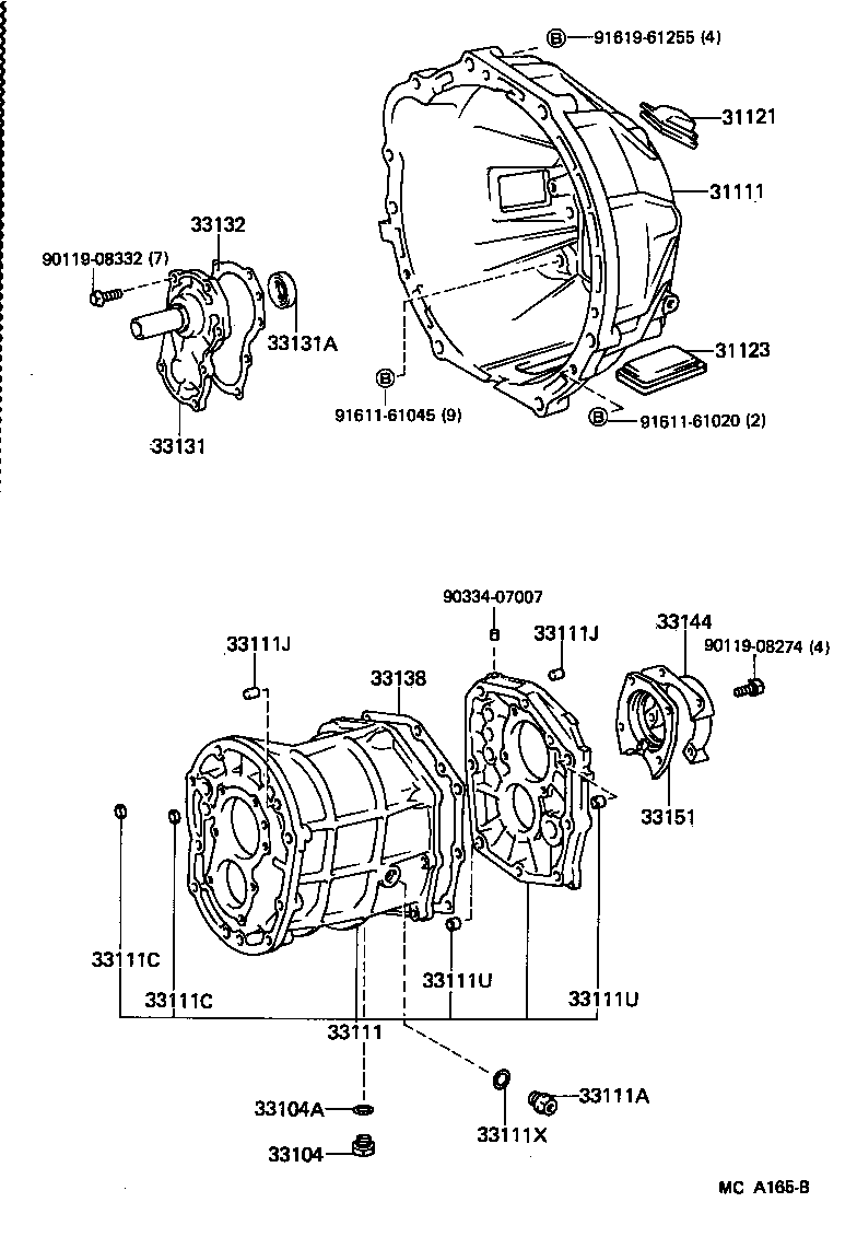  CROWN |  CLUTCH HOUSING TRANSMISSION CASE MTM