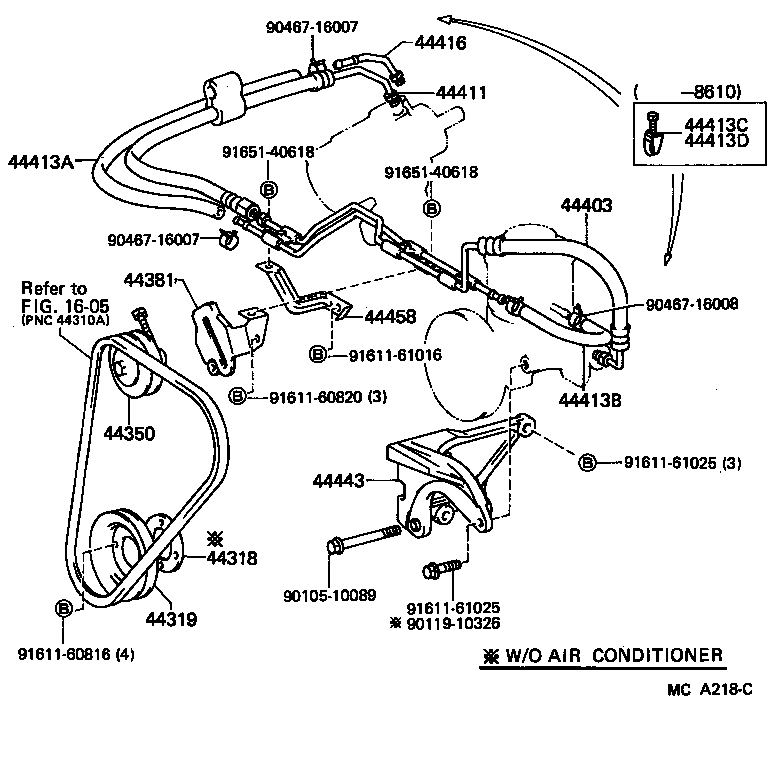  CROWN |  POWER STEERING TUBE