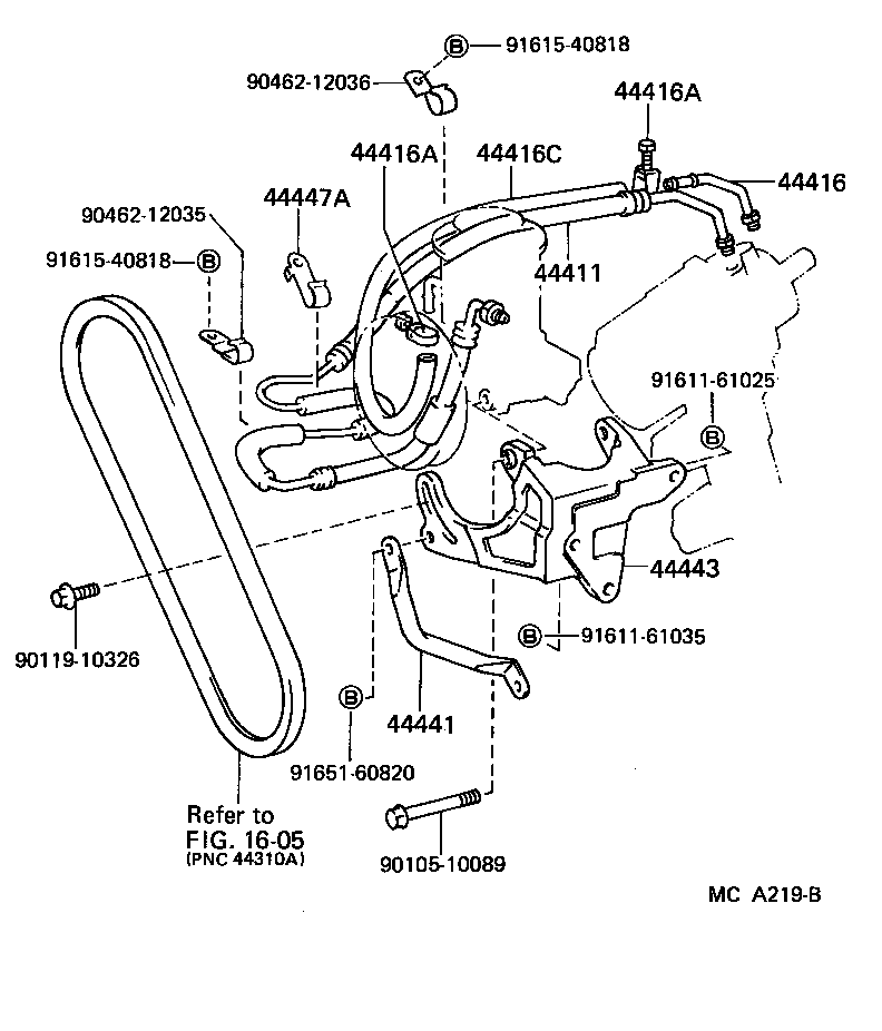  CROWN |  POWER STEERING TUBE