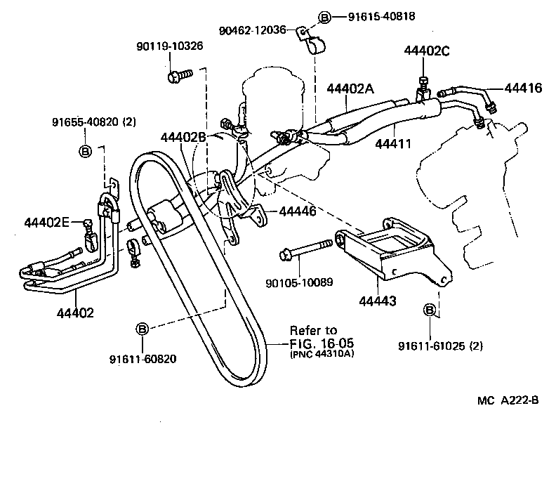  CROWN |  POWER STEERING TUBE