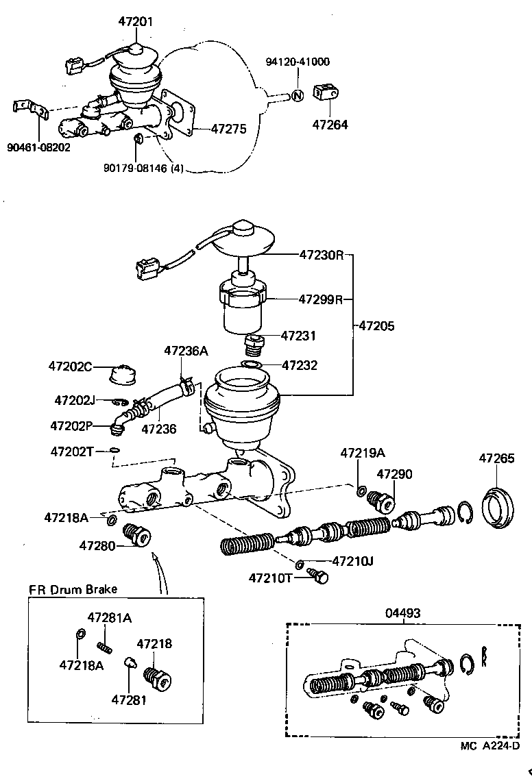  CROWN |  BRAKE MASTER CYLINDER