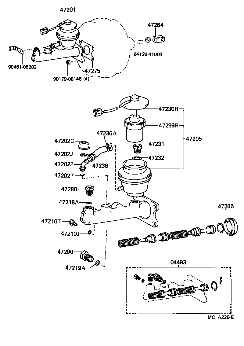  CROWN |  BRAKE MASTER CYLINDER