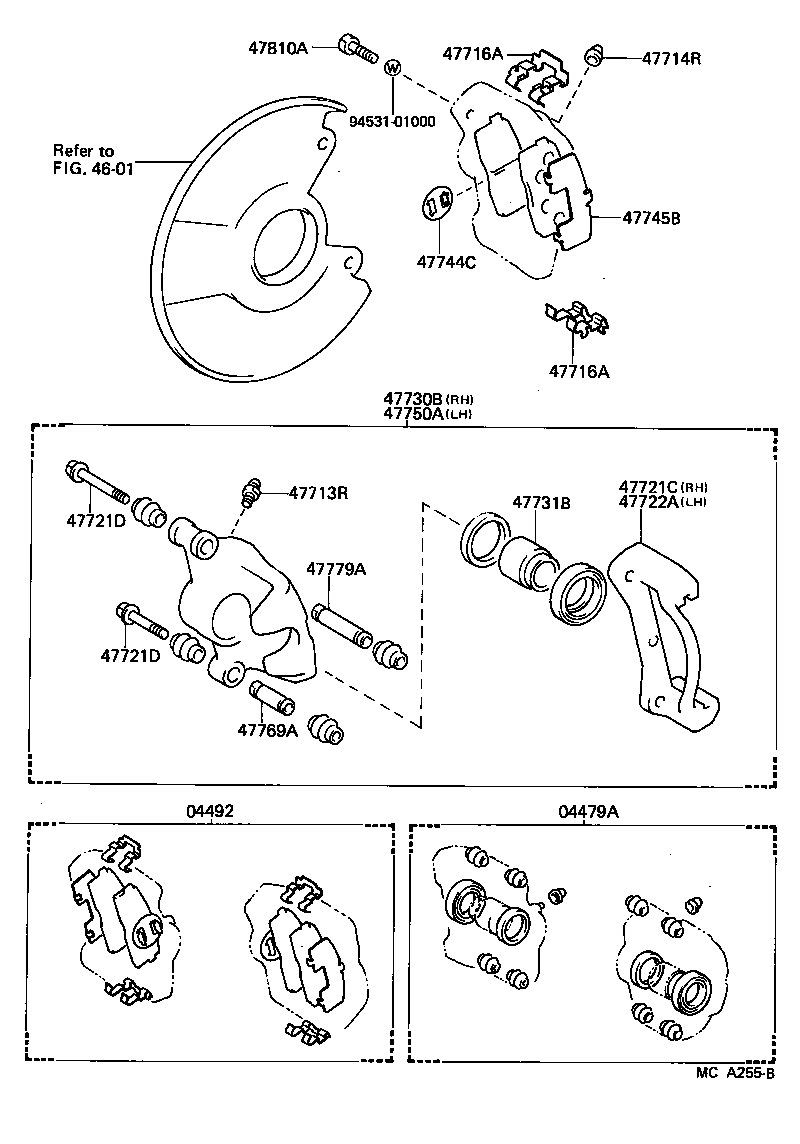  CROWN |  REAR DISC BRAKE CALIPER DUST COVER