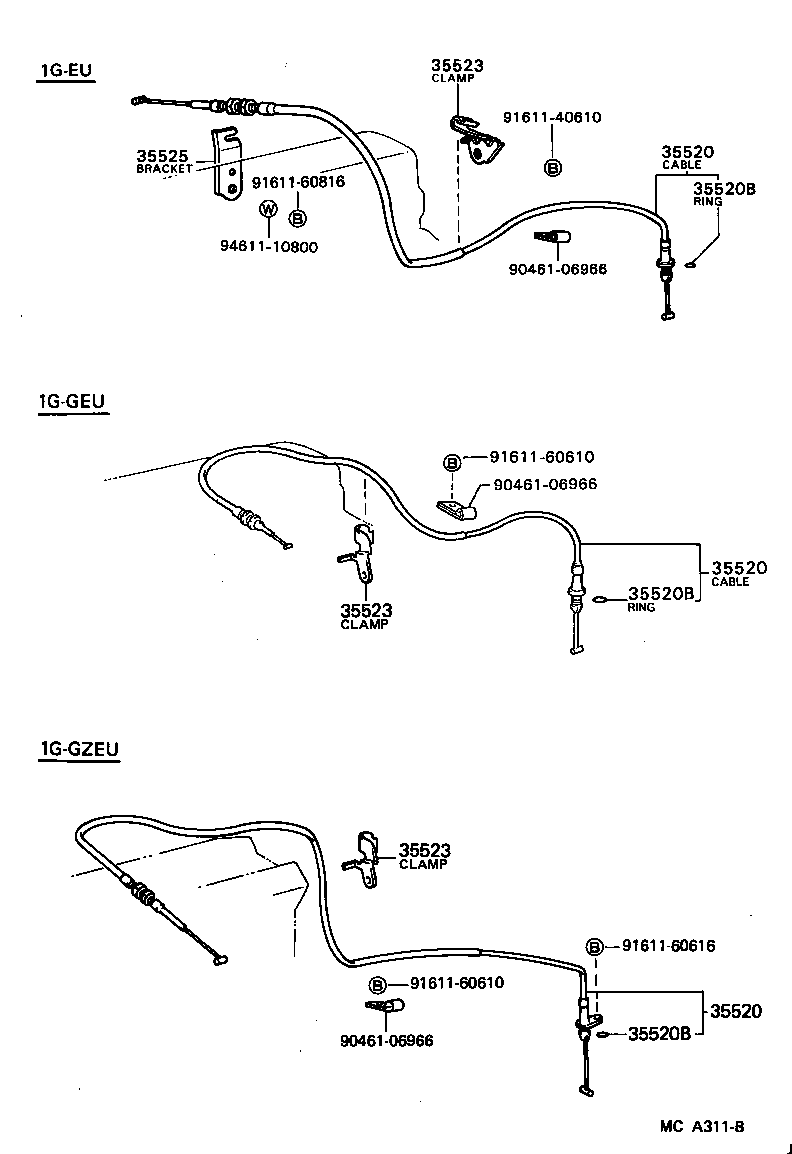  CROWN |  THROTTLE LINK VALVE LEVER ATM