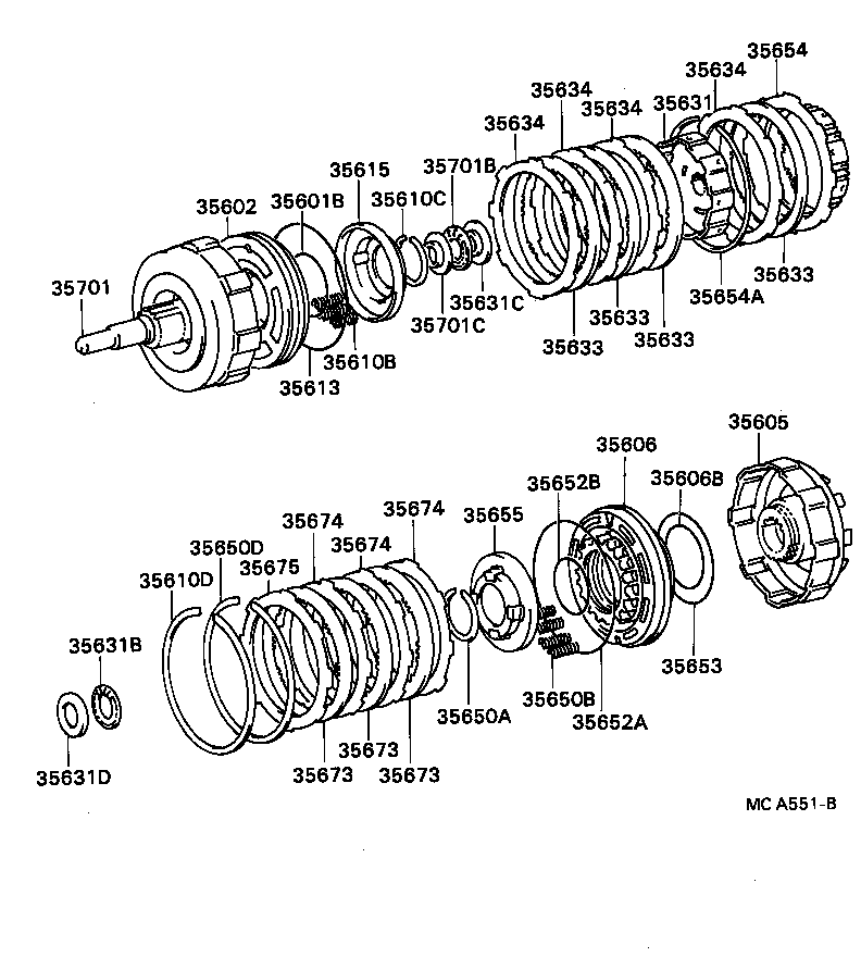  SOARER |  BRAKE BAND MULTIPLE DISC CLUTCH ATM