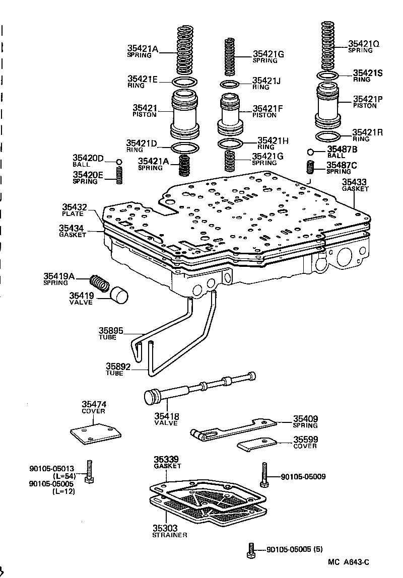  CROWN |  VALVE BODY OIL STRAINER ATM
