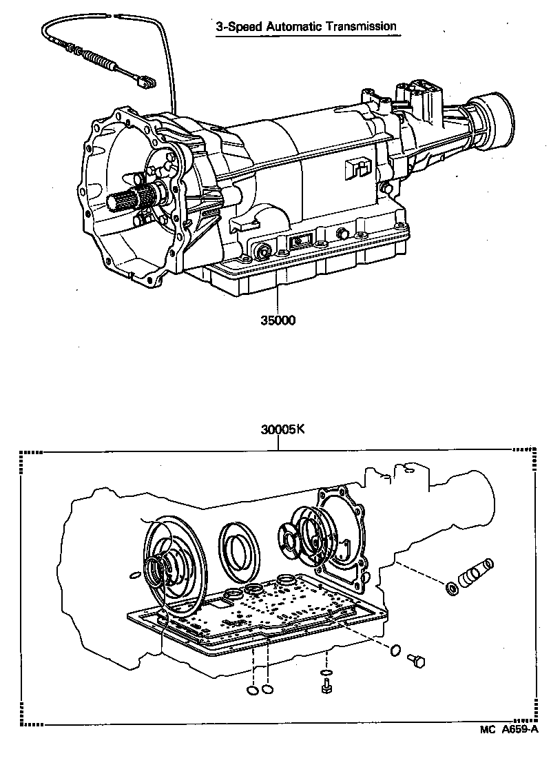  LITE TOWNACE TRUCK |  TRANSAXLE OR TRANSMISSION ASSY GASKET KIT ATM