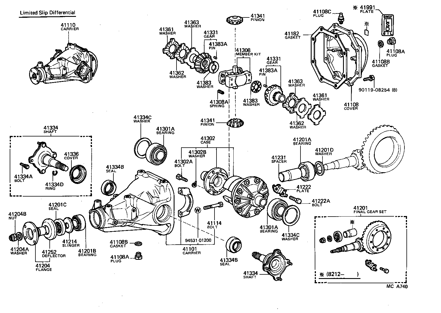  MARK 2 |  REAR AXLE HOUSING DIFFERENTIAL