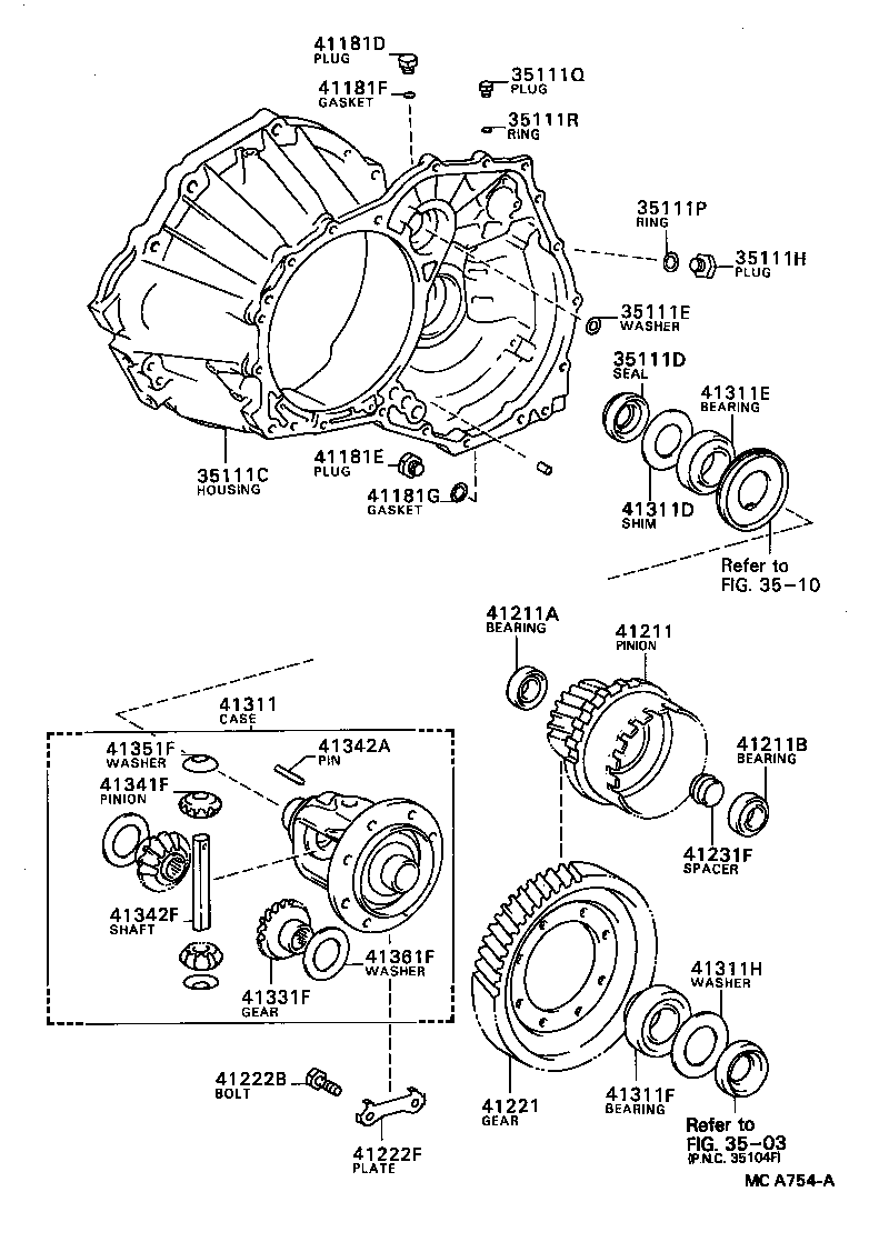  SPRINTER |  FRONT AXLE HOUSING DIFFERENTIAL